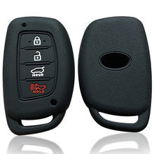 Silicone Car Key Cover Case For Hyundai Kona Solaris I40 Tucson Ix35 I45 Accent Santa Fe Elantra Key Holder Keychain Accessories 2024 - buy cheap