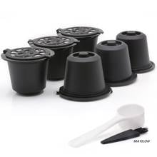 Filtros reutilizables para taza de café Dolce Gusto, cápsulas de café para Nespresso con cuchara, cepillo de cocina, 1/3/6 Uds. 2024 - compra barato