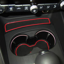 Car Goods Set Gate Slot Pad for Audi A4 B8 B9 2009-2019 Gel Door Groove Mat Interior Non-slip Dust Mat Auto Accessories 2024 - buy cheap