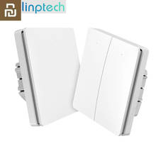 Interruptor de pared Youpin Linptech e inalámbrico, Control remoto de luz de cable generador de energía para Xiaomi Mi Mijia Home APP 2024 - compra barato