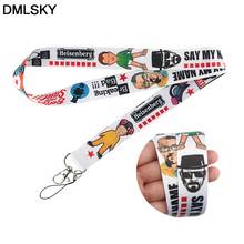 Dmlsky wolf cordão branco para chaves, cordão para celular, acessórios de alças de pescoço m4189 2024 - compre barato