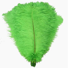 10Pcs/Lot Apple Green Ostrich Feather for Crafts 15-70cm/6-28" Feathers Ostrich Plumes Wedding Feathers Decoration Assesoires 2024 - buy cheap