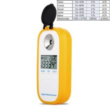 Digital Fructose Dextran Glucose Lactose Maltose Refractometer LCD Display Brxi Fruit Juice Sugar Content Refractometers Meter 2024 - buy cheap