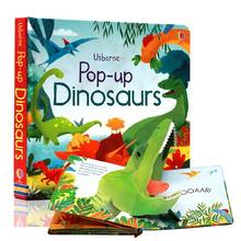 Libro de lectura 3D de dinosaurios para niños y bebés, libro educativo en 3D con solapa y dibujo de dinosaurios en el interior, de 3 a 6 años 2024 - compra barato