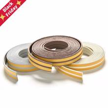 2.5M Self Adhesive D Type Doors and for Windows Foam Seal Strip Soundproofing Collision Avoidance Rubber Seal Collision 2024 - buy cheap