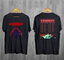 Футболка выходного дня Starboy Legend Of The Fall Tour 2017 футболка с датами S-2XL 2024 - купить недорого