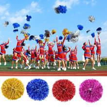 1Pair Colorful Game Pompoms Cheap Practical Cheerleading Cheering Apply to Sport Match Vocal Concert Decorator Club Sport Supply 2024 - buy cheap