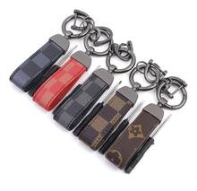 5pcs /Set Fashion Car Keychain Presbyopia Leather Keychain Car Key Rings Link Pendant Car Key Holder 2024 - buy cheap