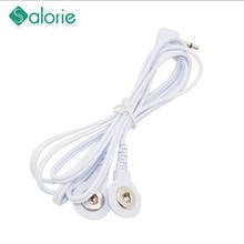 Electrode Tens Cable Conductive Line 2 Ways Wire for Electrode Pads Gloves Digital Tens Massage Machine Body Meridian Therapy 2024 - buy cheap