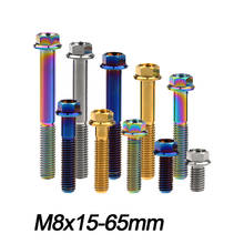 Xingxi Titanium Ti Flange Hex Small Head Bolt M8X15 20 25 30 35 40 45 50 55 60 65mm Srews 2024 - buy cheap