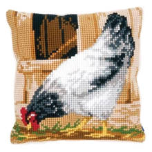 Latch Hook Cushion Yarn for Cushion Cover Animal chicken Pillow Case Sofa Cushion Printed Canvas Home Decorative Pillow 2024 - buy cheap