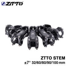 ZTTO Bicycle Parts MTB Mountain Road Bike 7 Degree 32 60 80 90 100mm  Aluminium High-Strength Lightweight 31.8mm Stem For XC/AM 2024 - buy cheap