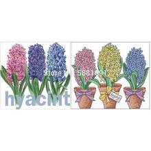 hyacinth patterns Counted Cross Stitch 11CT 14CT 18CT DIY Cross Stitch Kits Embroidery Needlework Sets home decor 2024 - buy cheap