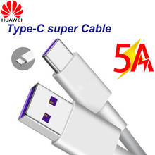 Huawei USB 5A Type C Cable P30 P20 Pro lite Mate20 10 Pro P10 Plus lite USB 3.1 Type-C Original Supercharge Super Charger Cable 2024 - buy cheap