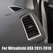 Decoración Interior del salpicadero del coche, salida de aire decorativa, Marco embellecedor, funda adhesiva para Mitsubishi ASX 2011-2019, accesorios para automóviles 2024 - compra barato
