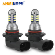 ANMINGPU 2PCS HB3 9005 Led Fog Lamp HB4 9006 H11 H8 H9 H16 1000/LM H1 H3 H7 Led H27 881 880 Led Bulbs 2016SMD Fog Light Bulb 12V 2024 - buy cheap