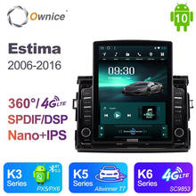 Reproductor de DVD para coche, Autoradio con navegación GPS, Wifi, Radio automática, DSP PX6, estilo Tesla, Android 10,0, para TOYOTA PRIVIA estimula 2006-2016 2024 - compra barato