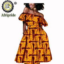2019 african dresses for women AFRIPRIDE ankara print dashiki bazin riche spring Sleeveless private custom  100% cotton S1826011 2024 - buy cheap