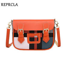 REPRCLA Casual Small Shoulder Bag Panelled Flap Crossbody Bags for Women Messenger Bags Fashion Lady Handbags 2024 - buy cheap