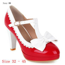 Women High Heel Shoes Platform Pumps Woman High Heels Party Shoes Kitten Heels Small Plus Size 32 33 - 40 41 42 43 44 45 2024 - buy cheap