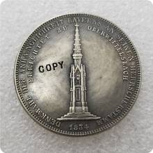 Tpey #1_1834 German states coin COPY commemorative coins-replica coins medal coins collectibles 2024 - buy cheap