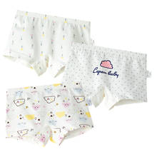 Cartoon Kids White Underwear Girls Boxer Polka Dot Summer Cotton Underpanties Child Clothes 3 4 5 7 9 11 13 Years Old OGU203035 2024 - buy cheap