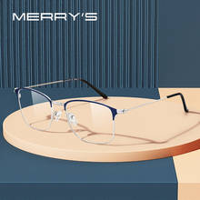 MERRYS DESIGN Alloy Glasses Frame Women Ultralight Men Vintage Oval Prescription Eyeglasses Retro Optical Frame S2173 2024 - buy cheap