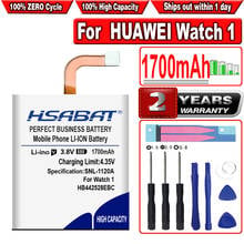 Hsabat 1400mah hb442528ebc bateria para huawei assista 1 watch1 2024 - compre barato