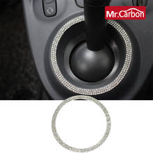 Car Gear lever Panel Decoration Ring Shiny Sticker For Mercedes-Benz Smart Fortwo Forfour 453 Car Styling Interior Accessories 2024 - buy cheap