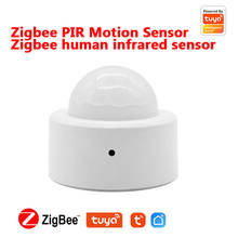 Zigbee 3.0-mini sensor inteligente de movimento humano, tuya, smart life, alexa, echo, google home, assistente de automação 2024 - compre barato