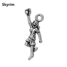 Skyrim Softball Sport Charms Antique Silver Plated Single-side Pendants For Bracelets Necklace DIY Metal Jewelry Making 20PCS 2024 - buy cheap