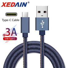 3A Type C Cable For Xiaomi Redmi Note 7 USB-C Mobile Phone Fast Charging Type-C Cable for Samsung Galaxy S9 S8 Plus S10 2024 - buy cheap