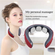 CkeyiN Electric Pulse Neck Massager Intelligent Physiotherapy Pain Relief Health Care Relaxation Intelligent Cervical Massager 2024 - buy cheap