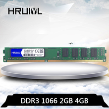 HRUIYL PC оперативная память PC3-8500U DDR3 4 Гб 2 Гб 1066 МГц PC3 8500 1066 МГц Memoria модуль компьютерный Настольный 2G 4G 240 pin 1,5 V 2024 - купить недорого