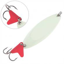 21g Metal Sequin  Spinner Luminous Fishing Lures Jig Bait with Treble Hook 2024 - buy cheap