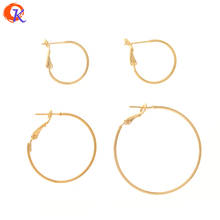 Cordial Design 50Pcs Jewelry Accessories/DIY Making/Genuine Gold Plating/Earring Findings/Hand Made/Loop Shape/Earrings Hooks 2024 - buy cheap