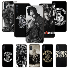 Capa de telefone para samsung galaxy, samsung galaxy a 50 51 71 70 7 5 10 20 30 40 41 21 s e capa preta fashion funda sons of anarchy 2024 - compre barato