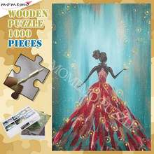 Dancing Woman Wooden Puzzles 300 500 1000 Pieces Beautiful Painting Jigsaw Puzzle Wood 1000 Pieces Adults Puzzle Games Nice Gift 2024 - buy cheap