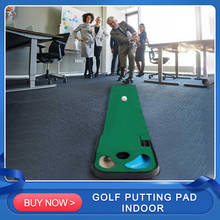 Portable Golf Putting Pad Indoor Outdoor Training Golf Hitting Carpet Mini Putting Ball Pad Washable Anti-Slip Practice Golf Mat 2024 - buy cheap