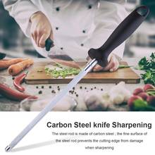 13 inch Kitchen Knife Sharpener Honing Steel Knife Sharpening Carbon Steel Rod Tools For Kitchening 2024 - buy cheap