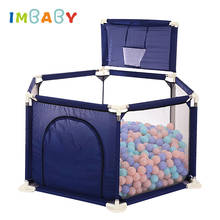 IMBABY-Valla plegable para juego con bolas para bebés, tienda portátil de piscina con pelotas para niños de 0-6 años de edad para jugar en el exterior 2024 - compra barato