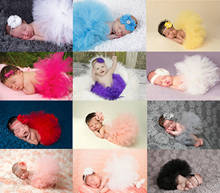 Baby Tutu Clothes Skirt Newborn Headdress Flower Girls Photo Prop Outfits Baby Girls Tulle Tutu Skirt Photography Props Toddler 2024 - buy cheap