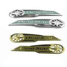 Motorcycle Chrome 3D Gas Fuel Tank Badge Emblem Decals Stickers For Yamaha Dragstar V-star XVS XV 400 650 XV400 XVS400 1100 2024 - buy cheap
