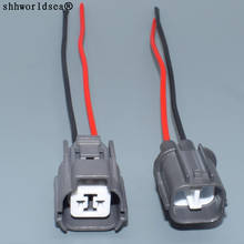 shhworldsea 2 Pin male female Rear door lock motor horn plug auto connector for BYD BUICK Honda CITY 6181-0070 6189-0129 2024 - buy cheap