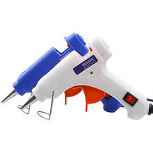 Pistola de pegamento con barras de pegamento, Mini pistolas térmicas eléctricas de calor, reparación de temperatura, herramientas de bricolaje, 20W 2024 - compra barato