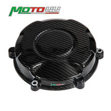 Protetor de motor de fibra de carbono para motocicleta ducati panigali v4 v4s 2018 e 2019 2024 - compre barato