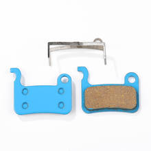 4 Pairs of blue Bicycle Multi Copper Brake Pads, Suitable For XTR M975, M966, M596, Saint M800, XT 765, Hone M601, SLX M665, LX 2024 - buy cheap