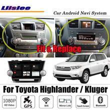 Android Para Toyota Highlander / Kluger 2007 ~ 2014 Estéreo Carplay Tela HD NENHUM Mapa DVD GPS Sistema de Navegação Multimédia 2024 - compre barato