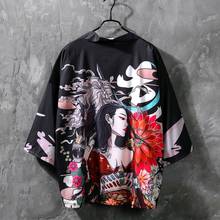 Yukata-Kimono japonés tradicional para hombre y mujer, ropa asiática con protección solar, cárdigan, camisa, tienda china en línea, Haori, 10638 2024 - compra barato