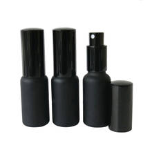 10pcs/lot 20ml  Black Men's Glass Refillable Perfume Spray Bottles 20cc Essential Oil Bottle Cosmetic Container 2024 - buy cheap